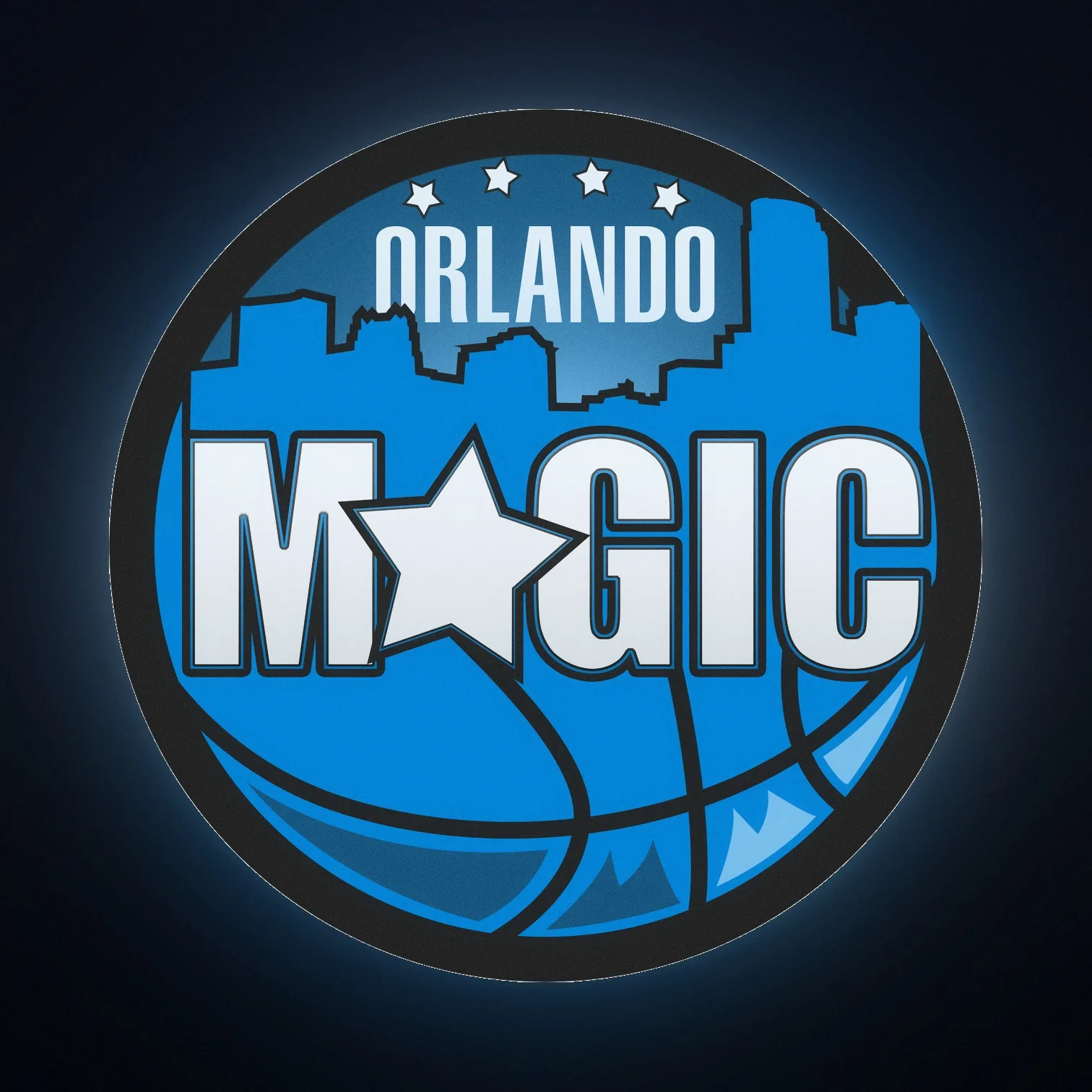 Orlando Magic NBA LED-Leuchte I