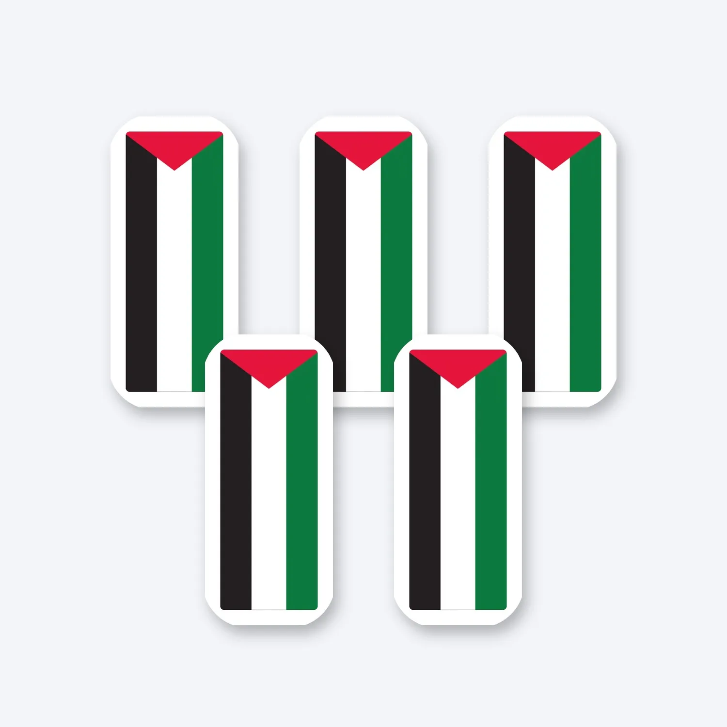 Palestina Fahne Aufkleber Set