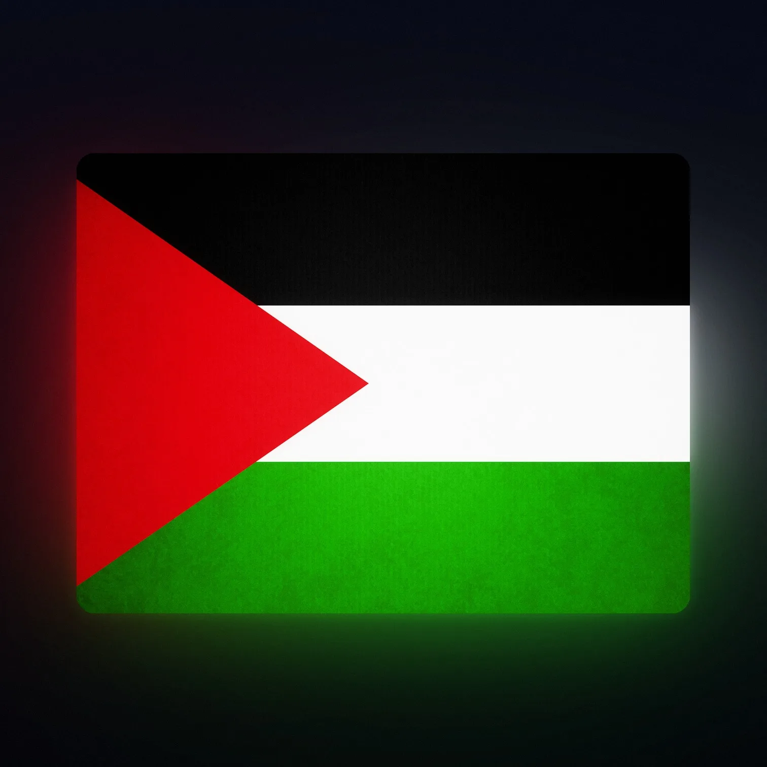 Palestina Flagge Fahne LED-Leuchte
