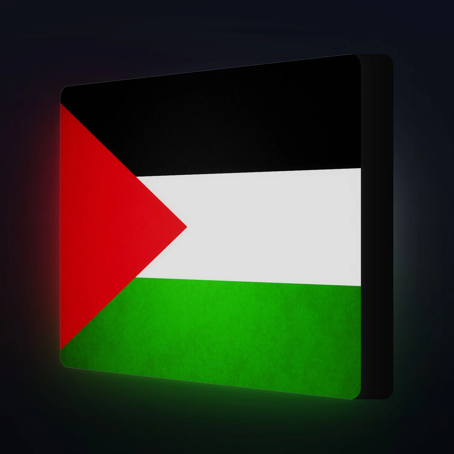 Palestina Flagge Fahne LED-Leuchte