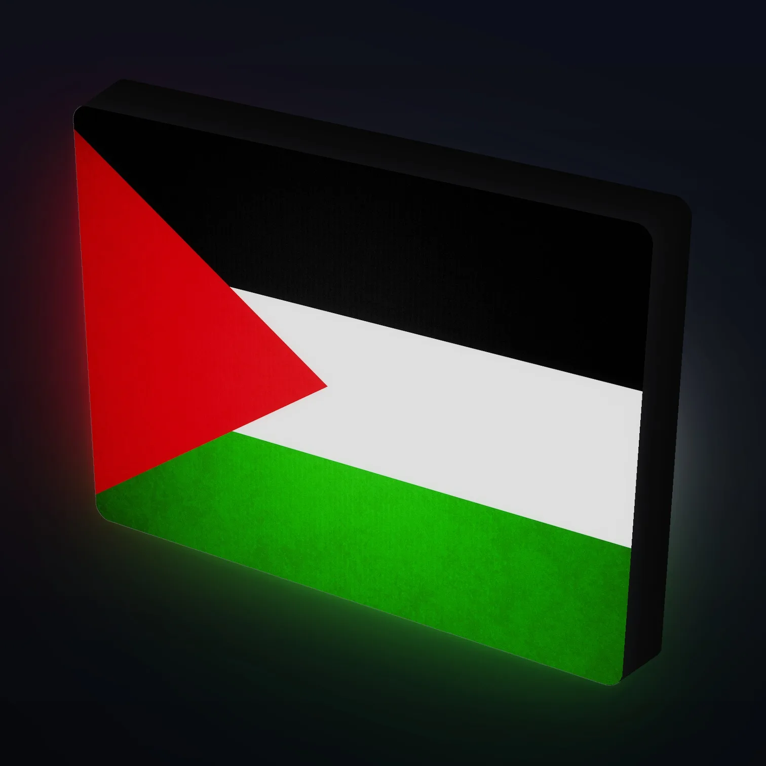 Palestina Flagge Fahne LED-Leuchte