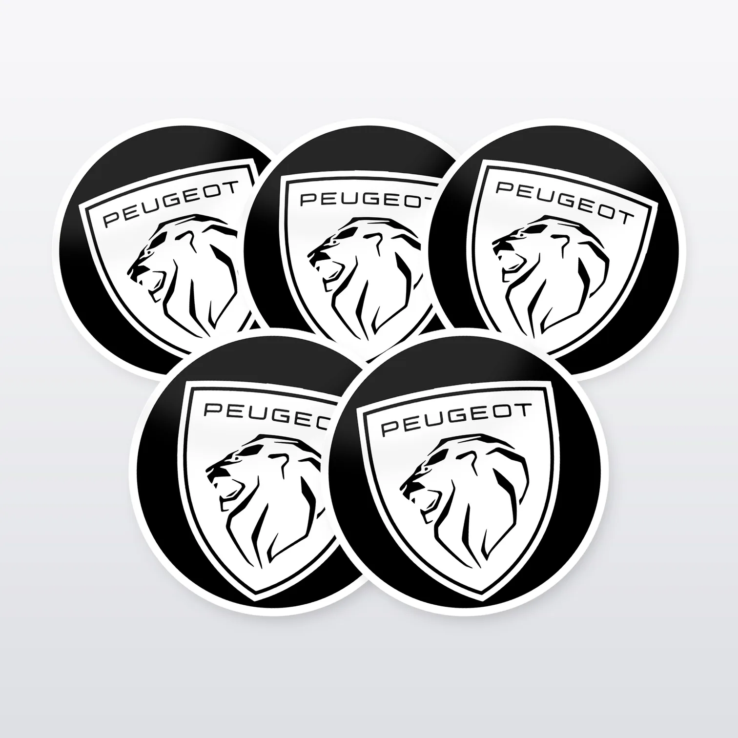Peugeot Aufkleber Set NEU – 5 Sticker