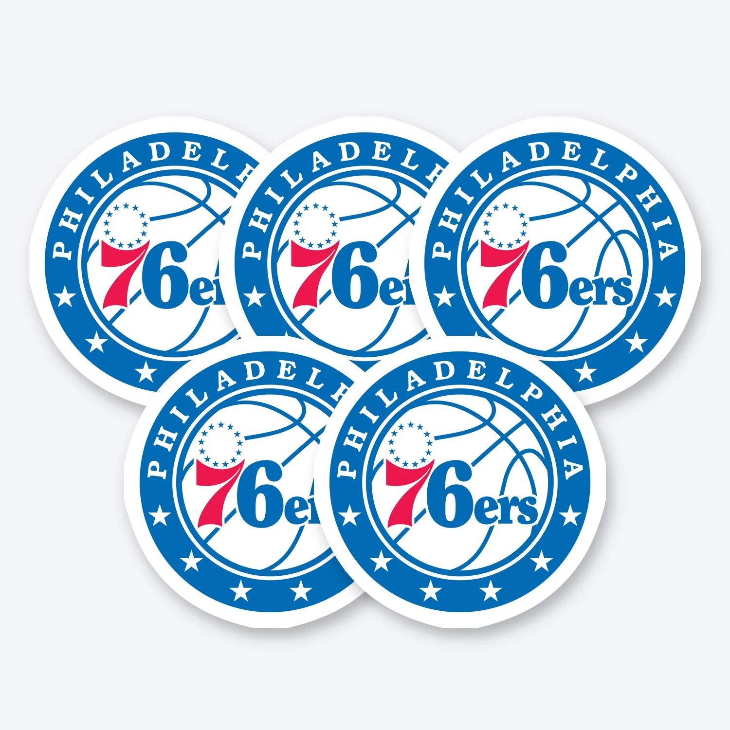 Philadelphia 76ers NBA Aufkleber Set