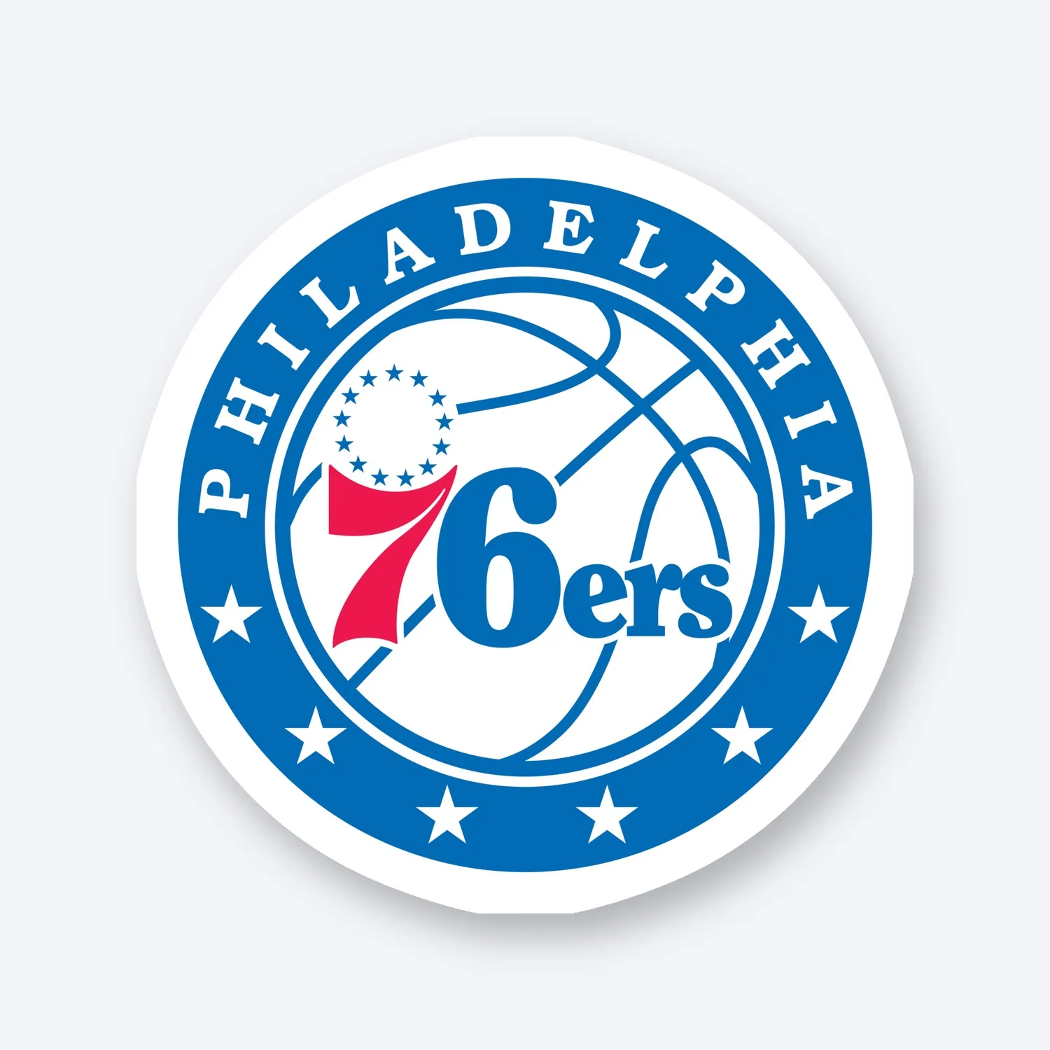 Philadelphia 76ers NBA Aufkleber Set