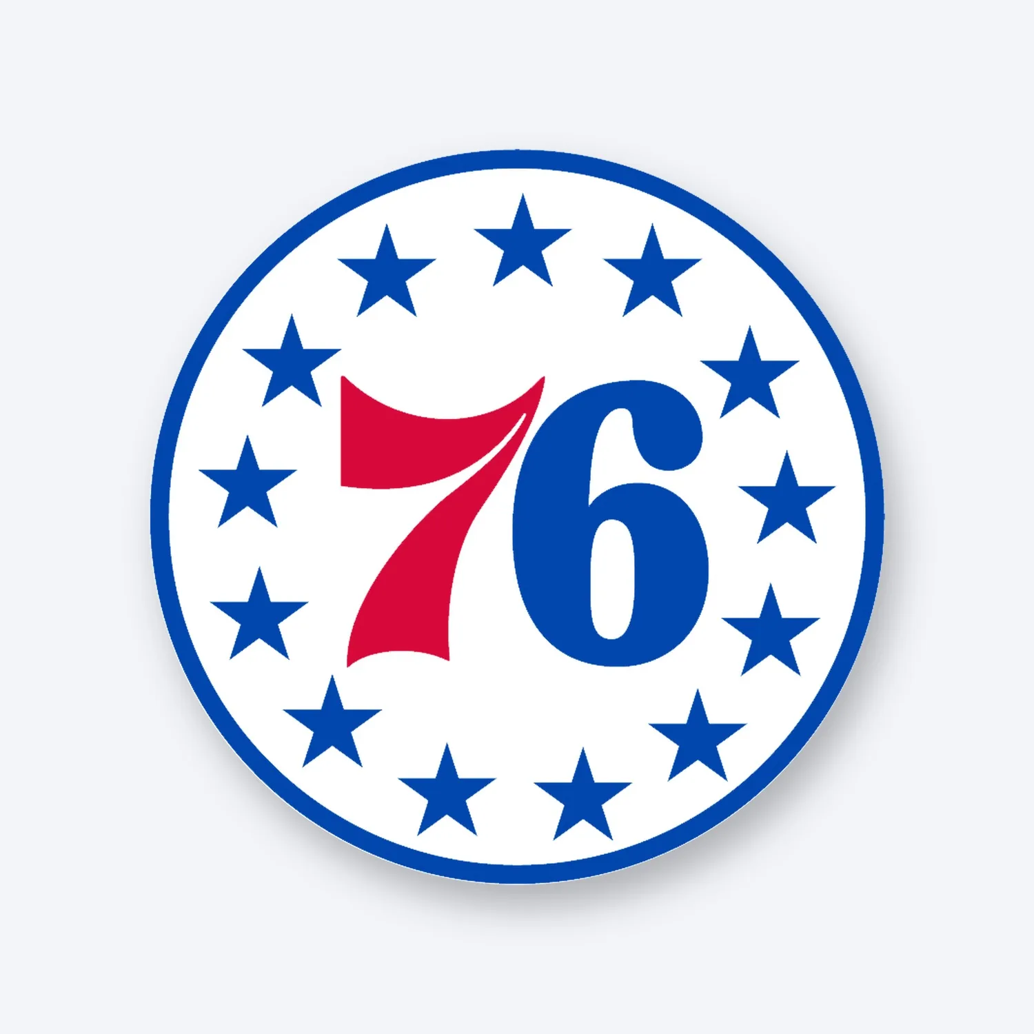 Philadelphia 76ers NBA Aufkleber Set III