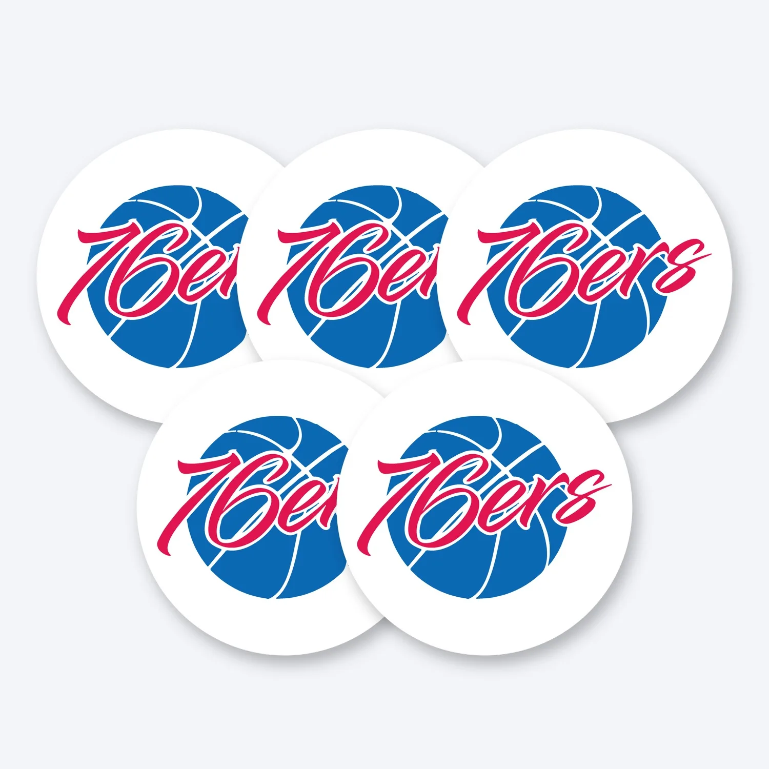 Philadelphia 76ers NBA Aufkleber Set IV