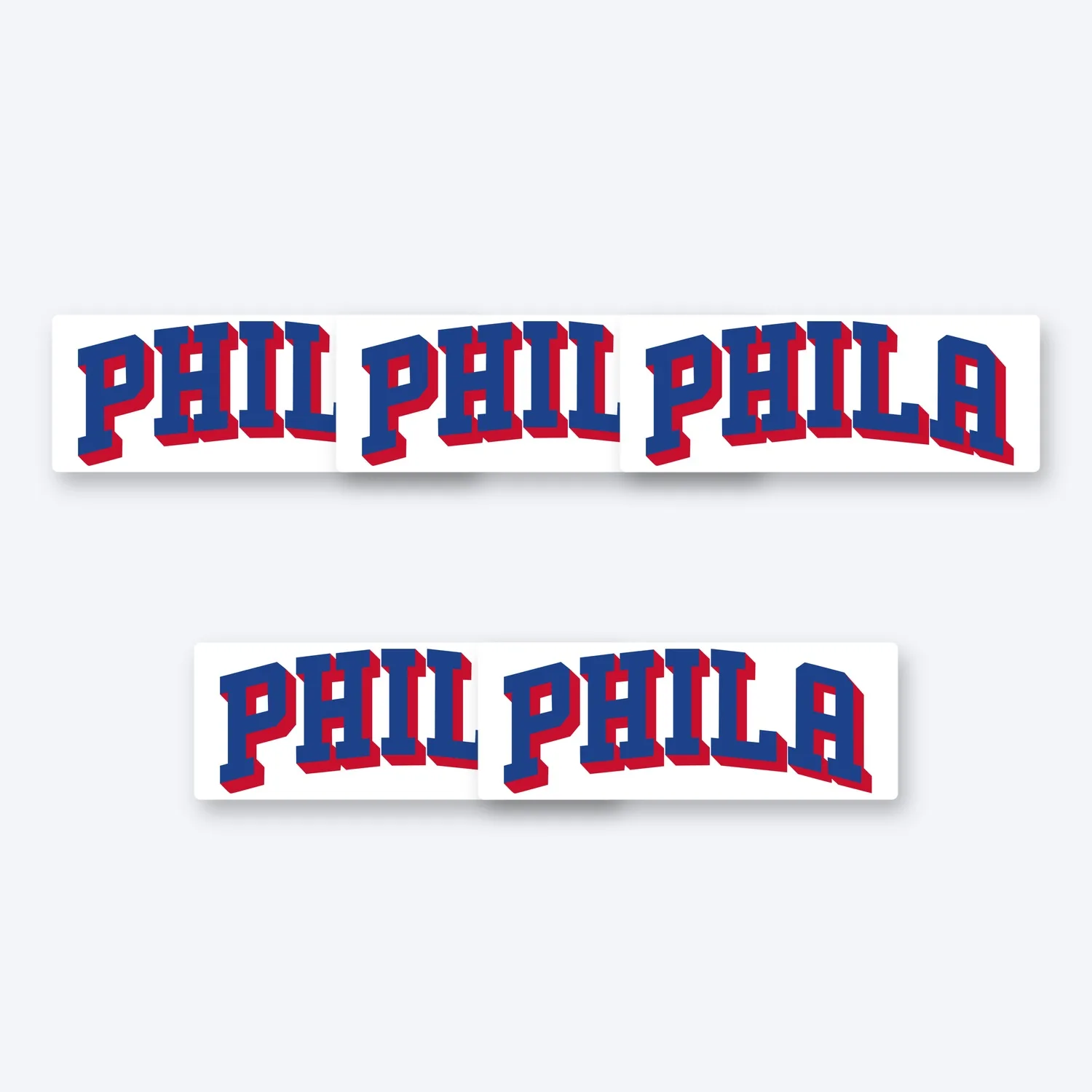 Philadelphia 76ers NBA Aufkleber Set V