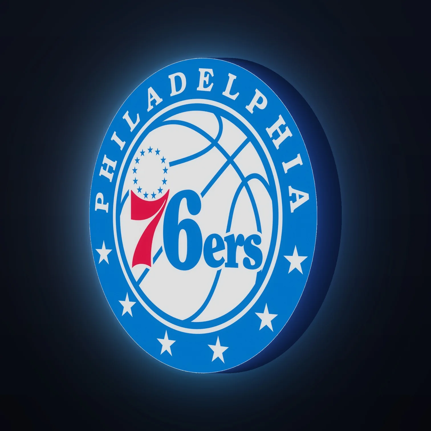 Philadelphia 76ers NBA LED-Leuchte