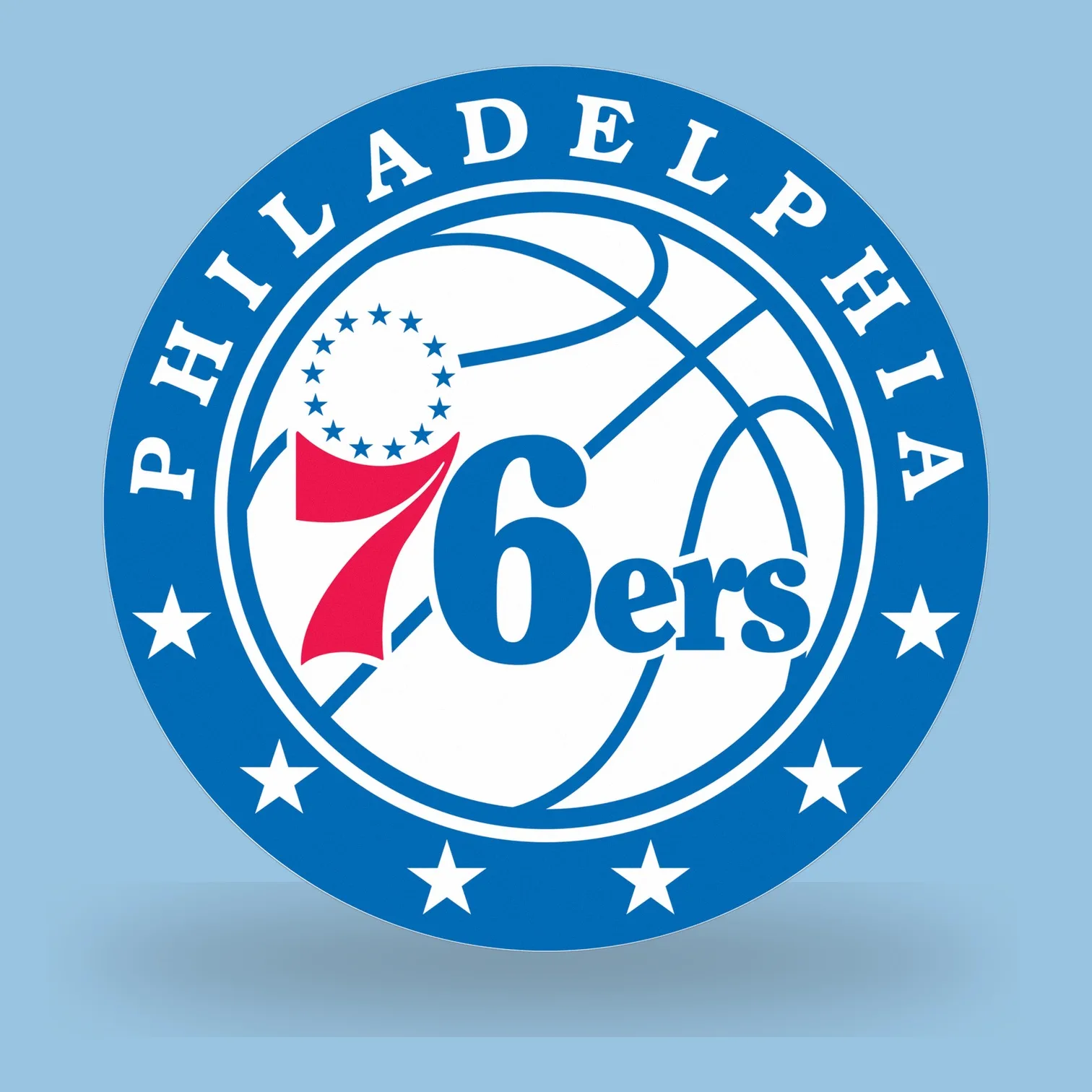 Philadelphia 76ers NBA LED-Leuchte