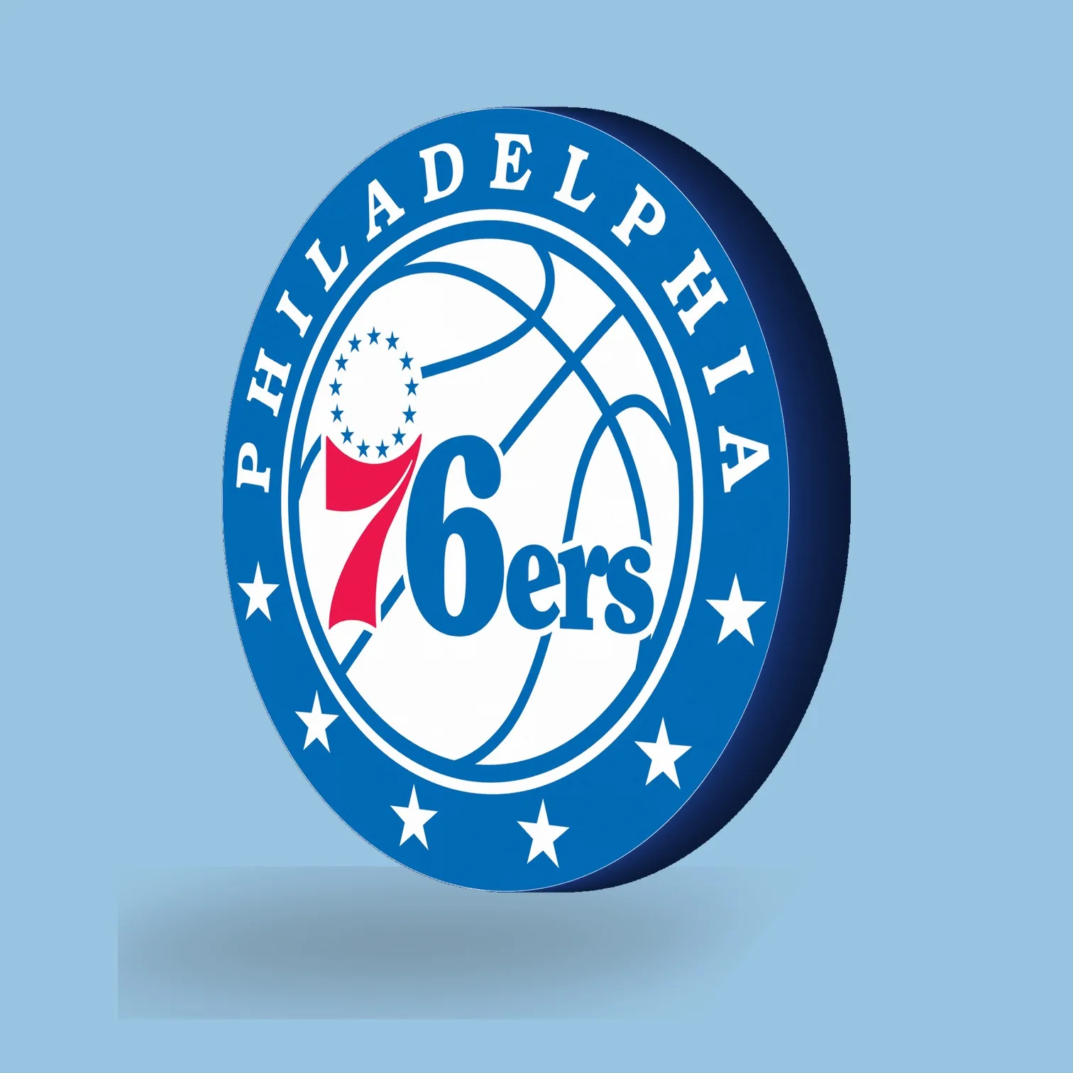 Philadelphia 76ers NBA LED-Leuchte
