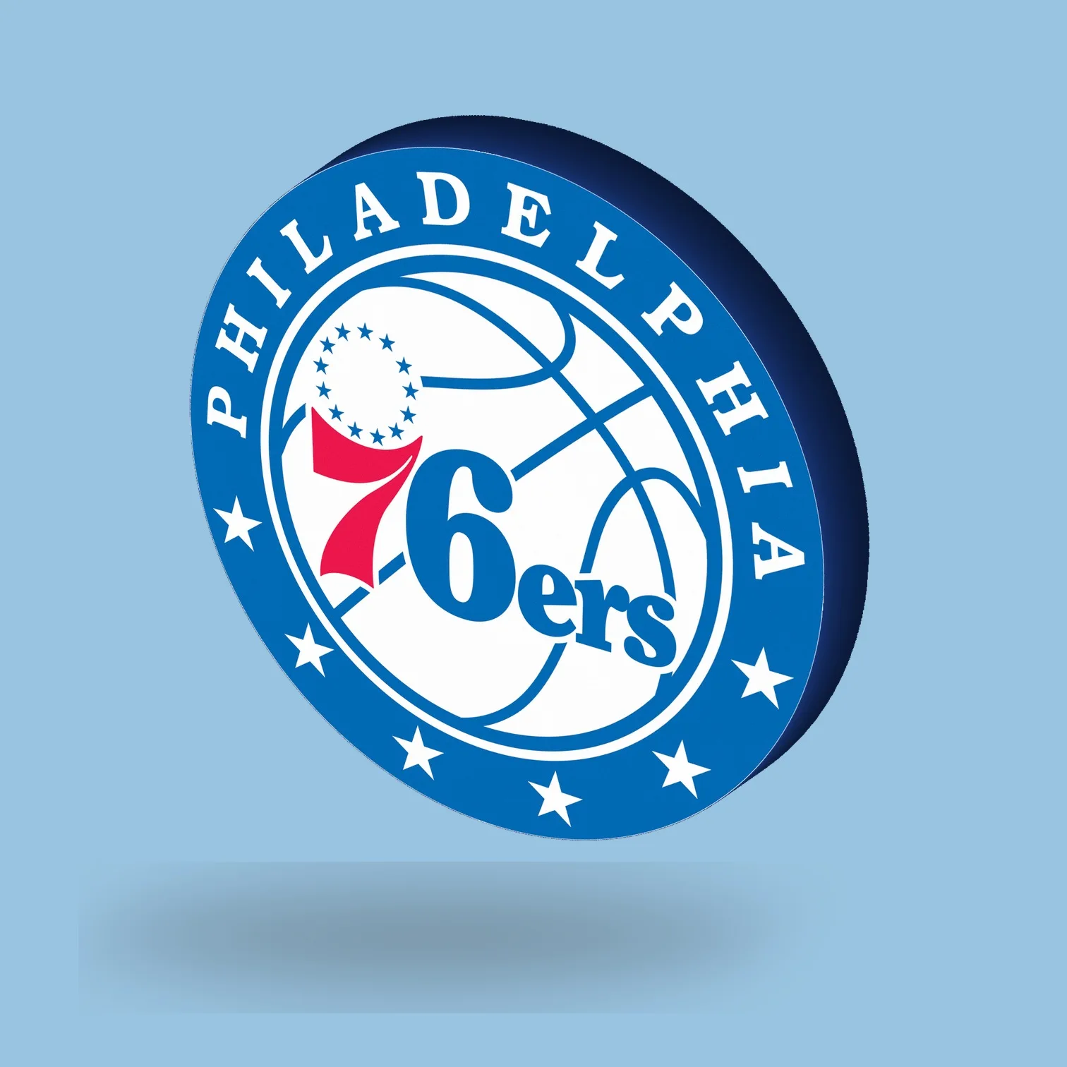 Philadelphia 76ers NBA LED-Leuchte