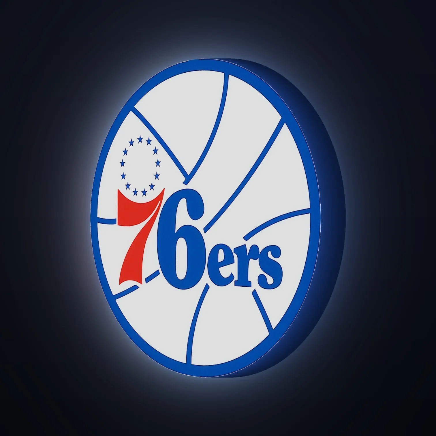 Philadelphia 76ers NBA LED-Leuchte II
