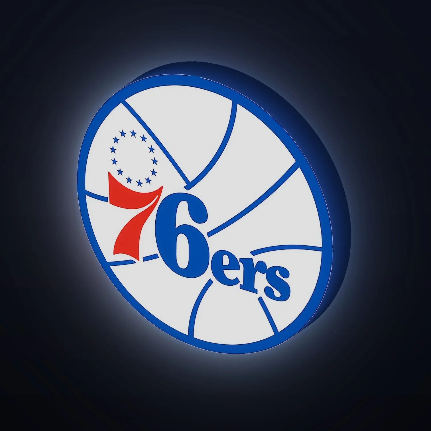 Philadelphia 76ers NBA LED-Leuchte II