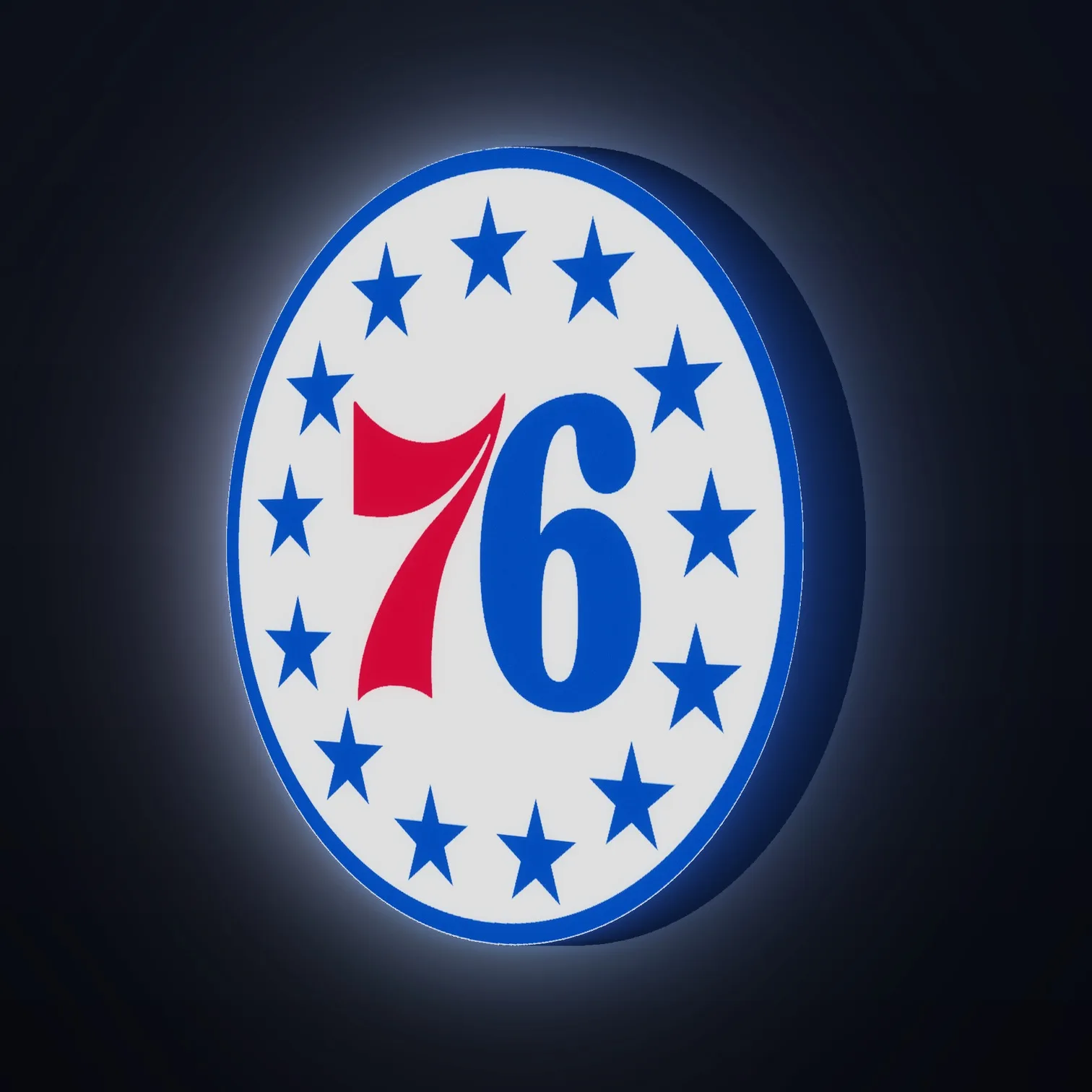Philadelphia 76ers NBA LED-Leuchte III