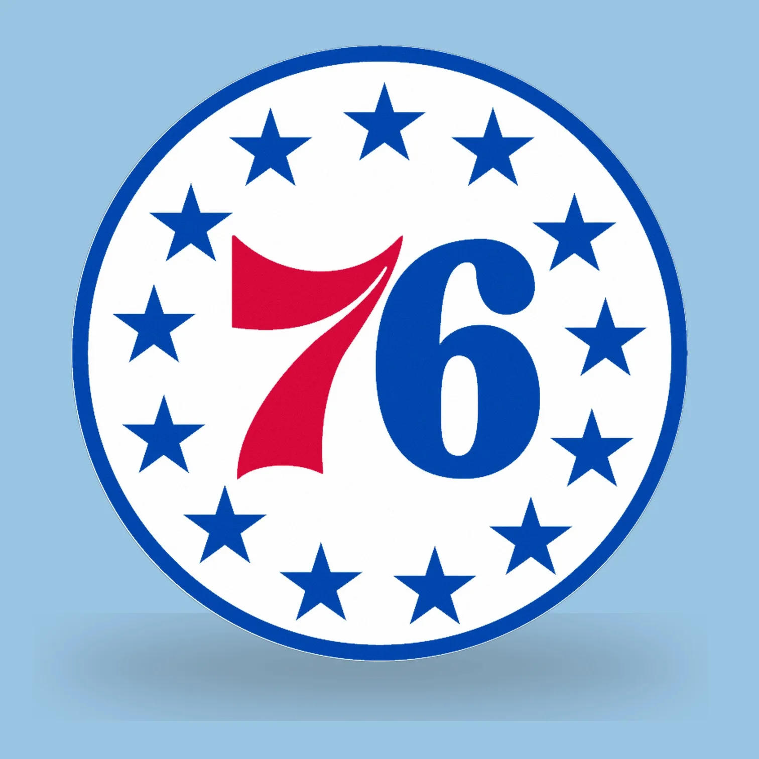 Philadelphia 76ers NBA LED-Leuchte III