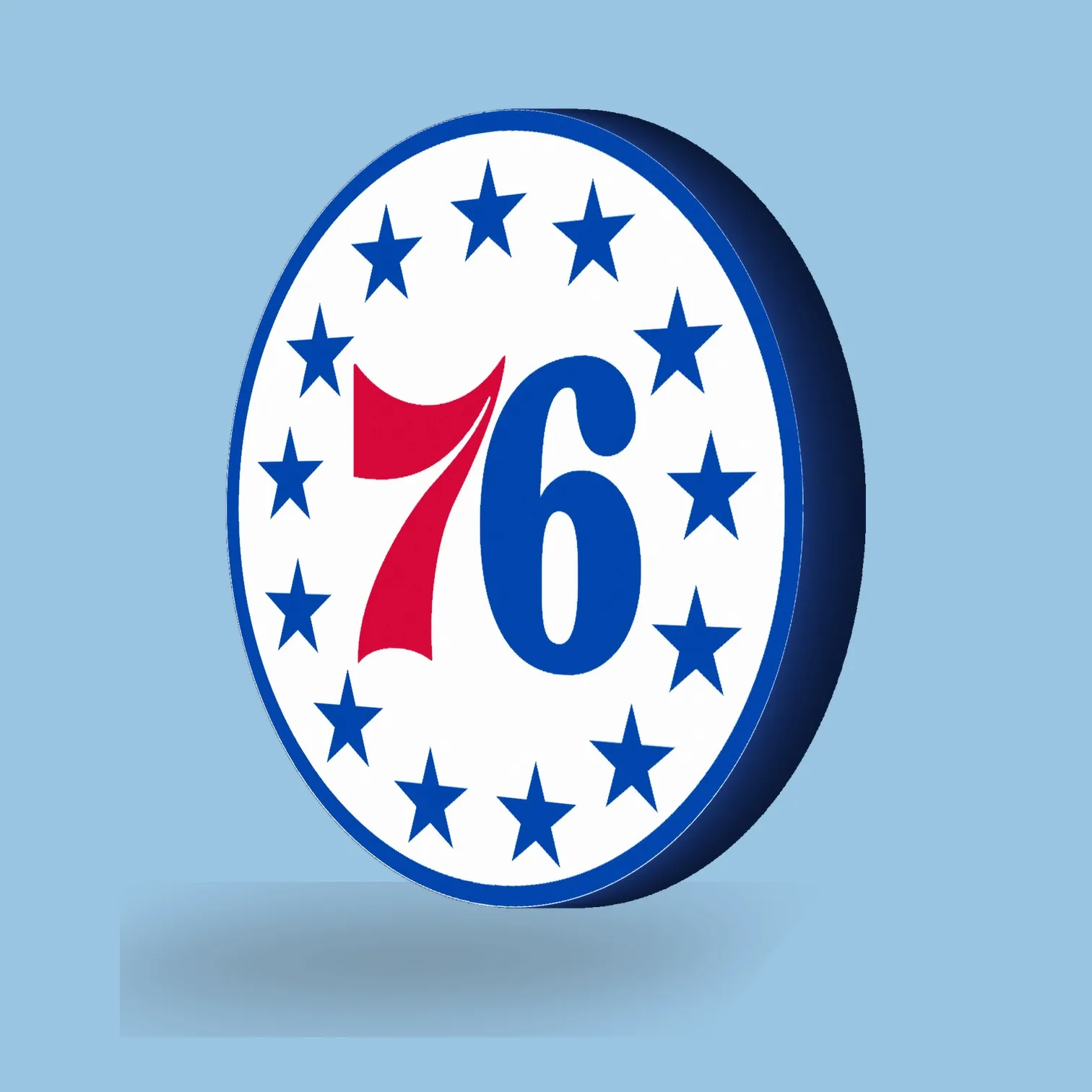Philadelphia 76ers NBA LED-Leuchte III