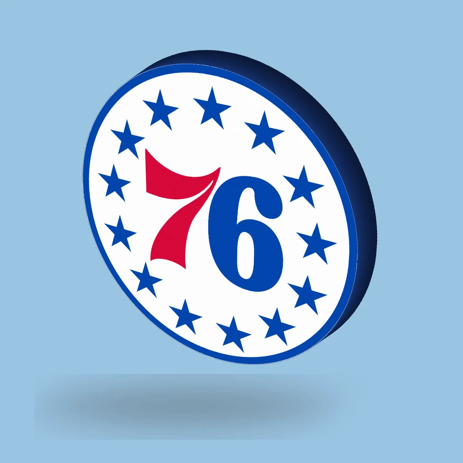 Philadelphia 76ers NBA LED-Leuchte III