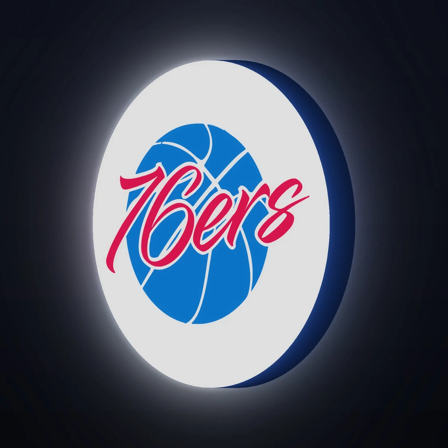 Philadelphia 76ers NBA LED-Leuchte IV
