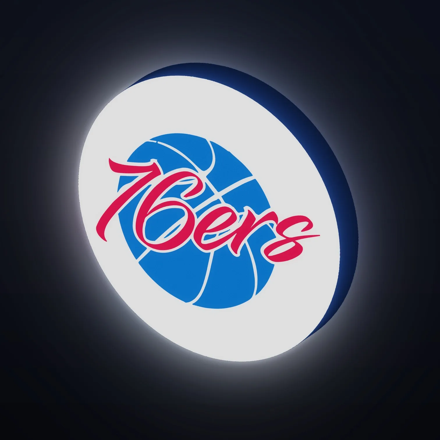 Philadelphia 76ers NBA LED-Leuchte IV