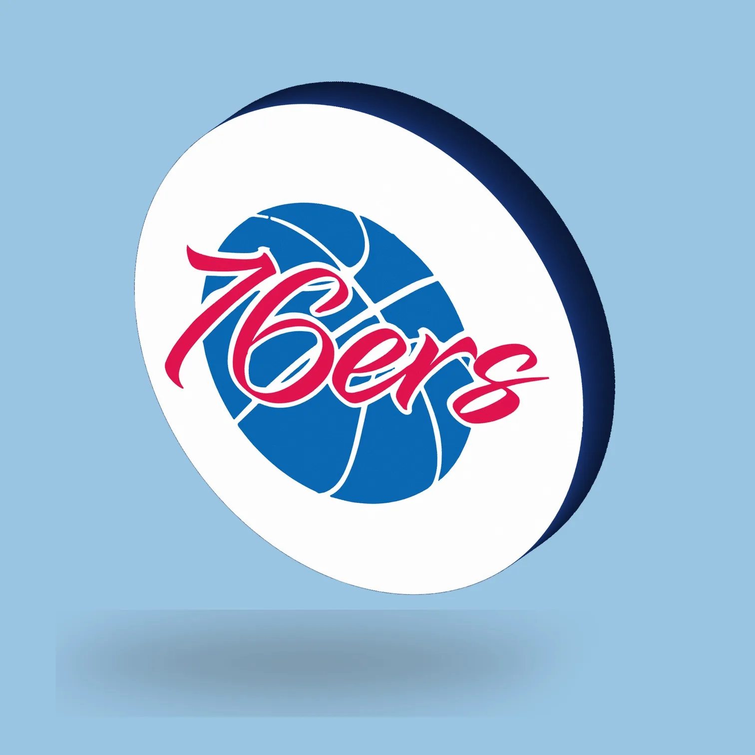 Philadelphia 76ers NBA LED-Leuchte IV