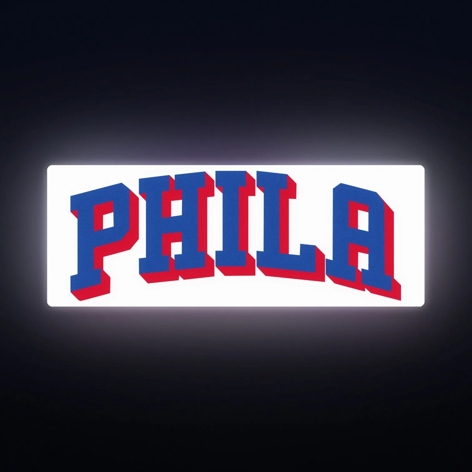 Philadelphia 76ers NBA LED-Leuchte V