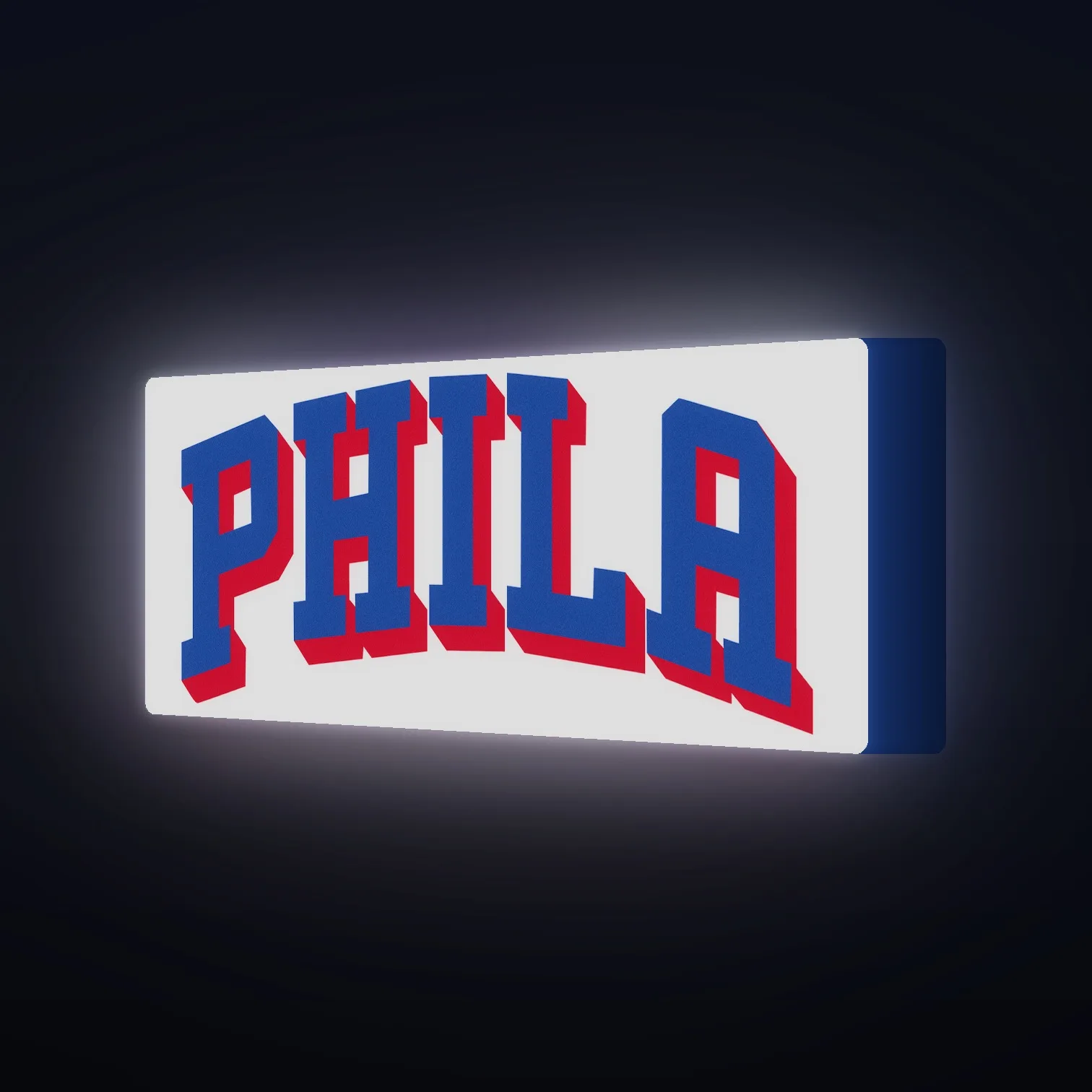 Philadelphia 76ers NBA LED-Leuchte V