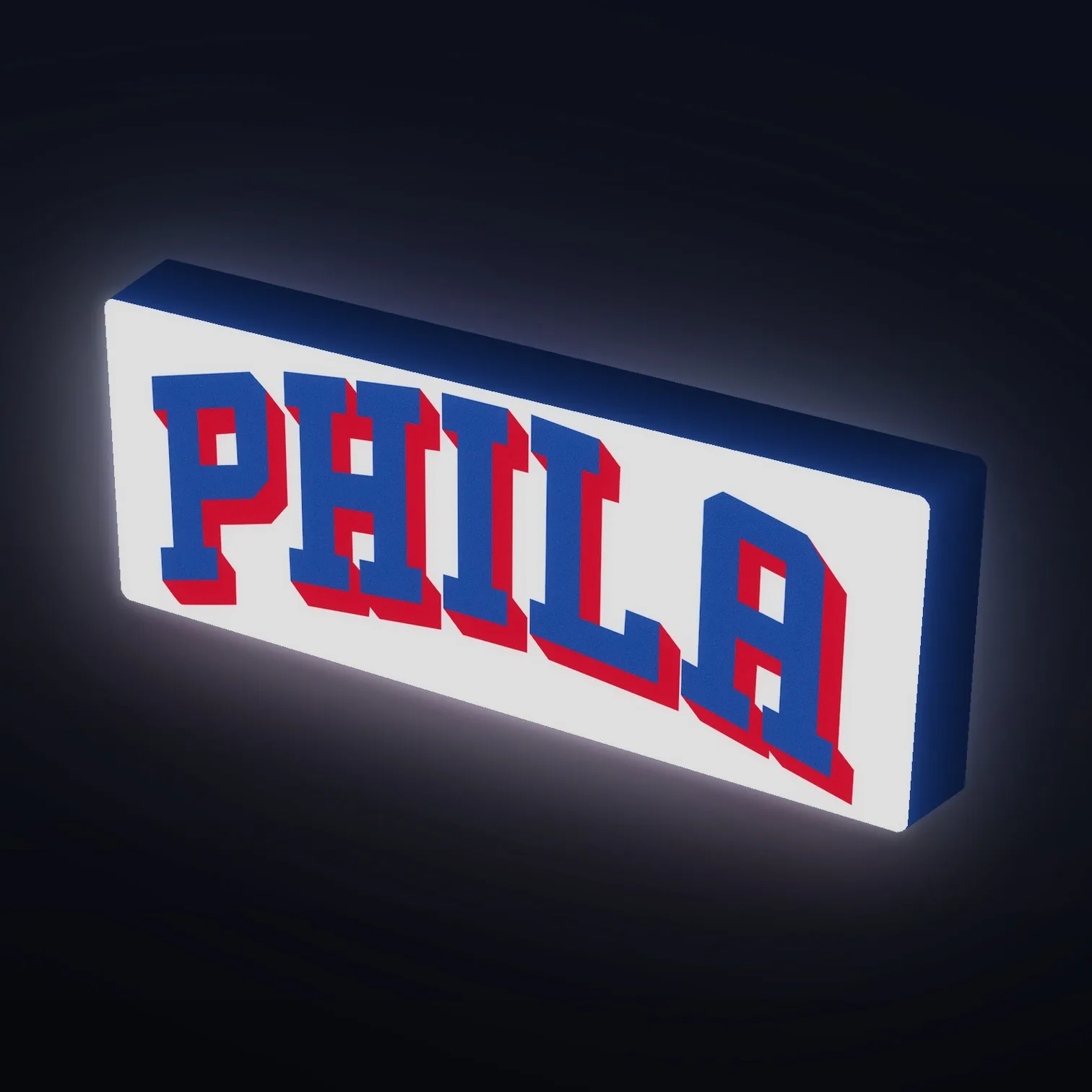Philadelphia 76ers NBA LED-Leuchte V