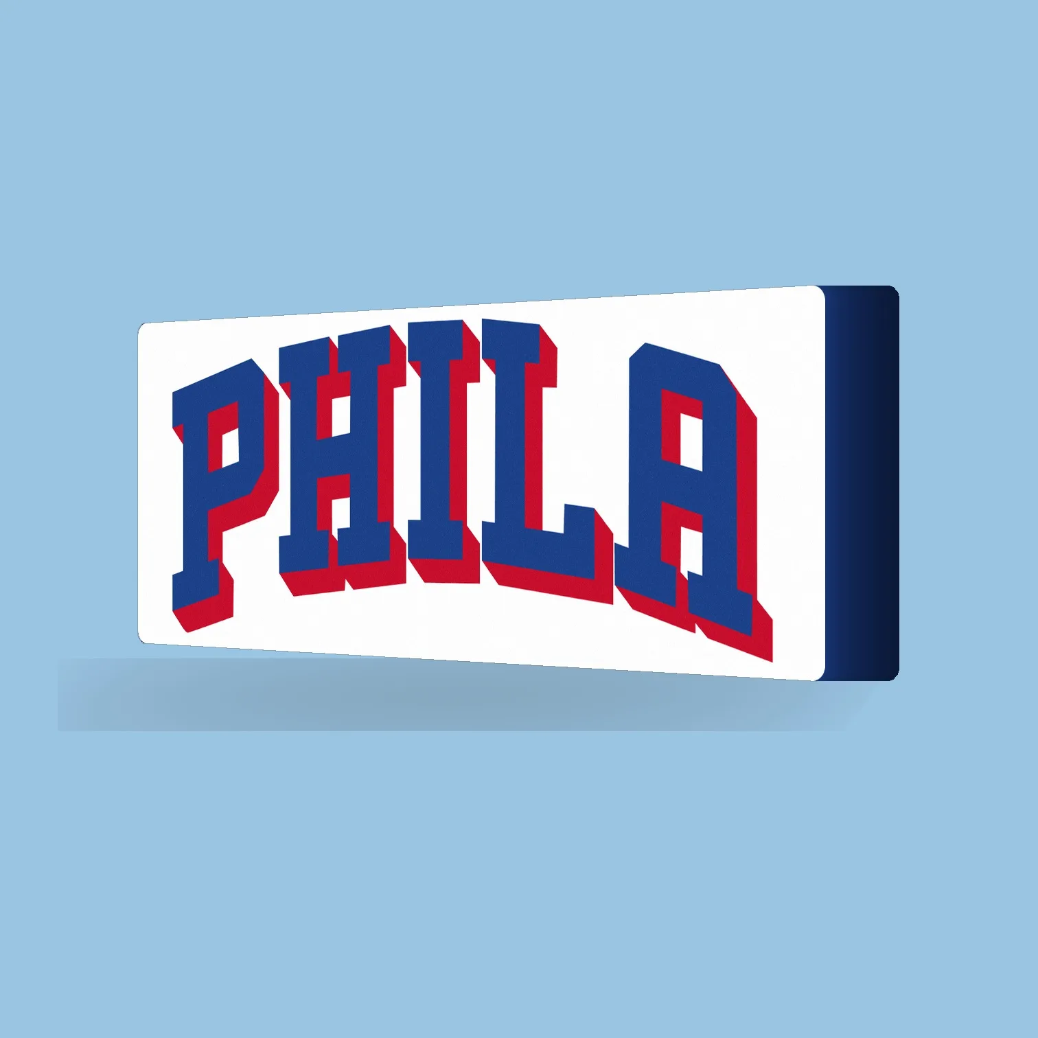 Philadelphia 76ers NBA LED-Leuchte V