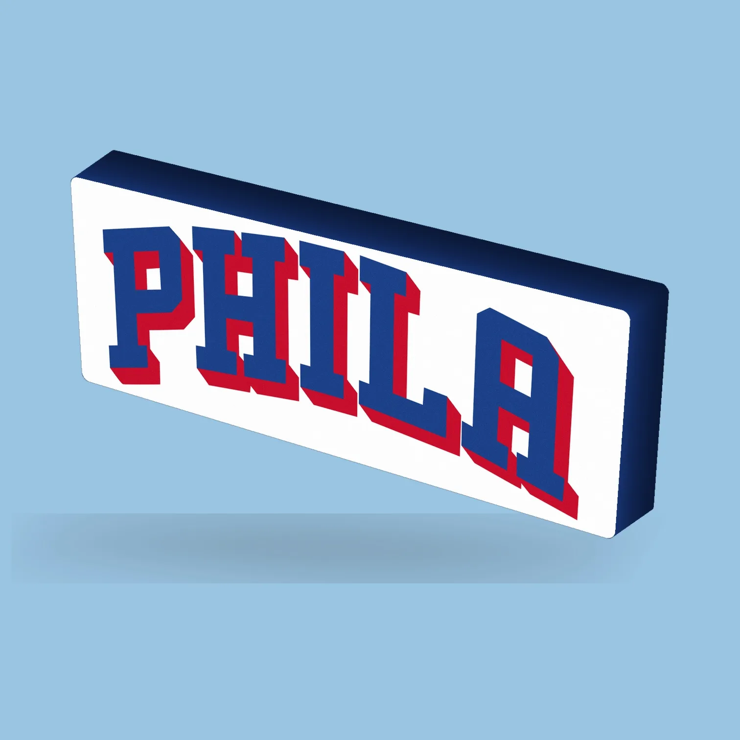 Philadelphia 76ers NBA LED-Leuchte V