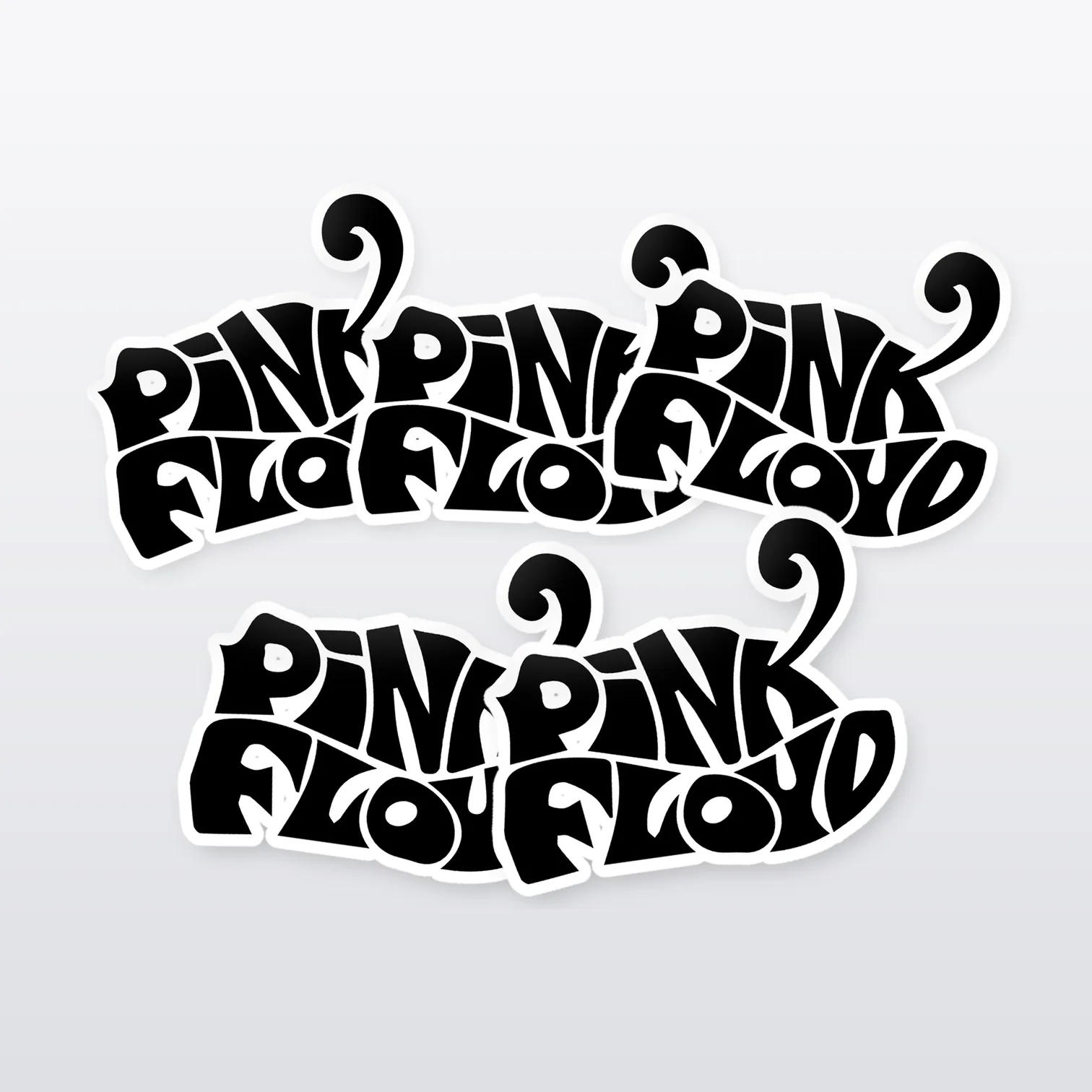 Pink Floyd Aufkleber Set – 5 Sticker