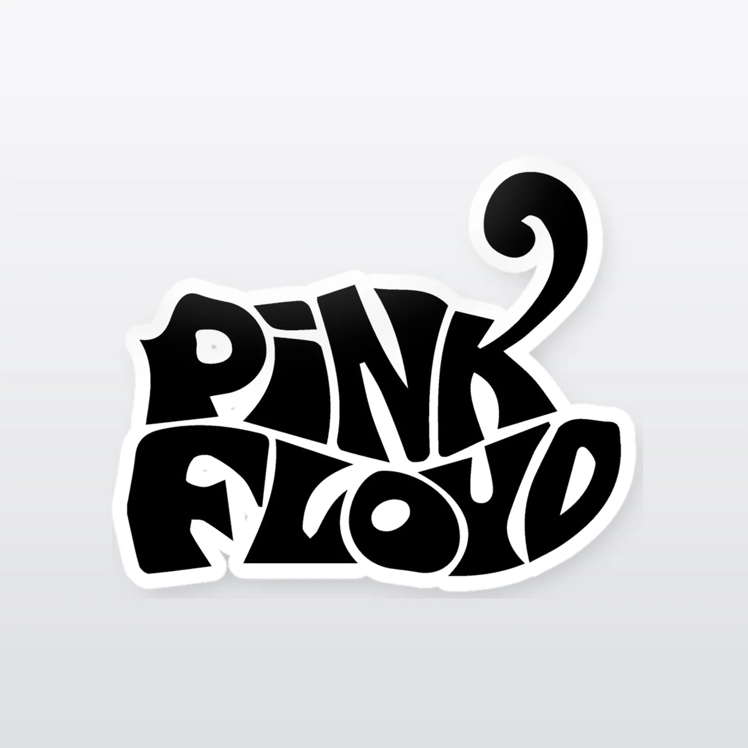 Pink Floyd Aufkleber Set – einzelner Aufkleber in Großaufnahme