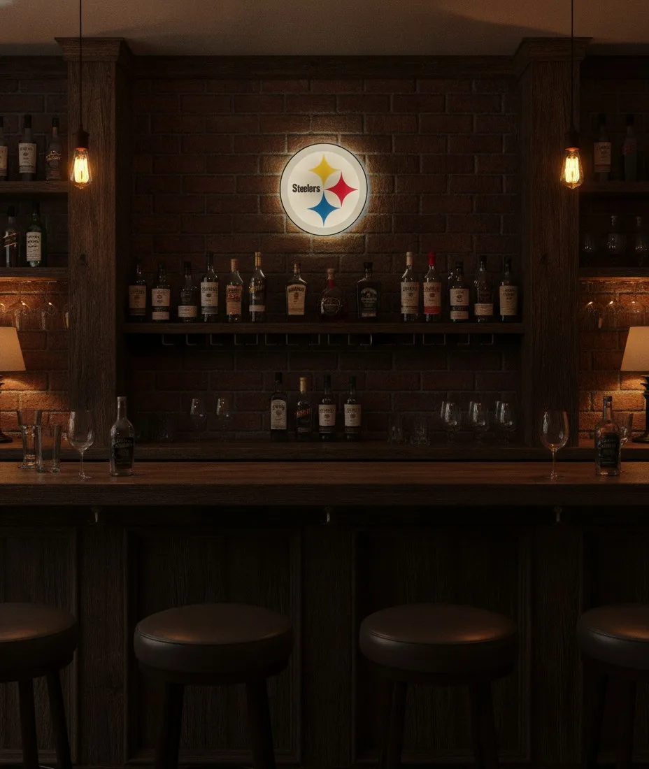 Pittsburgh Steelers LED-Leuchtschild
