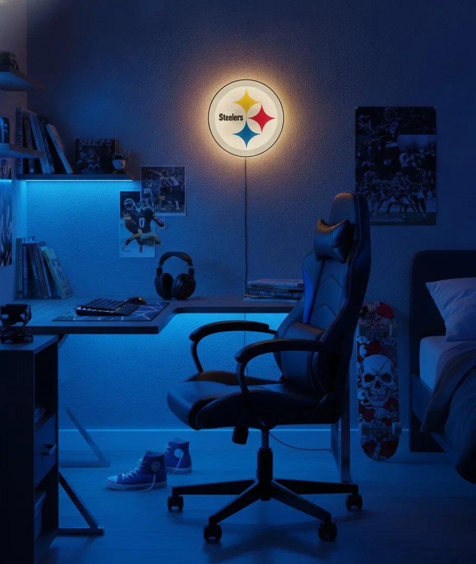 Pittsburgh Steelers LED-Leuchtschild