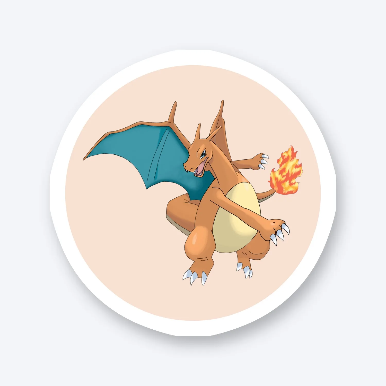 Pokemon Glurak Aufkleber Set