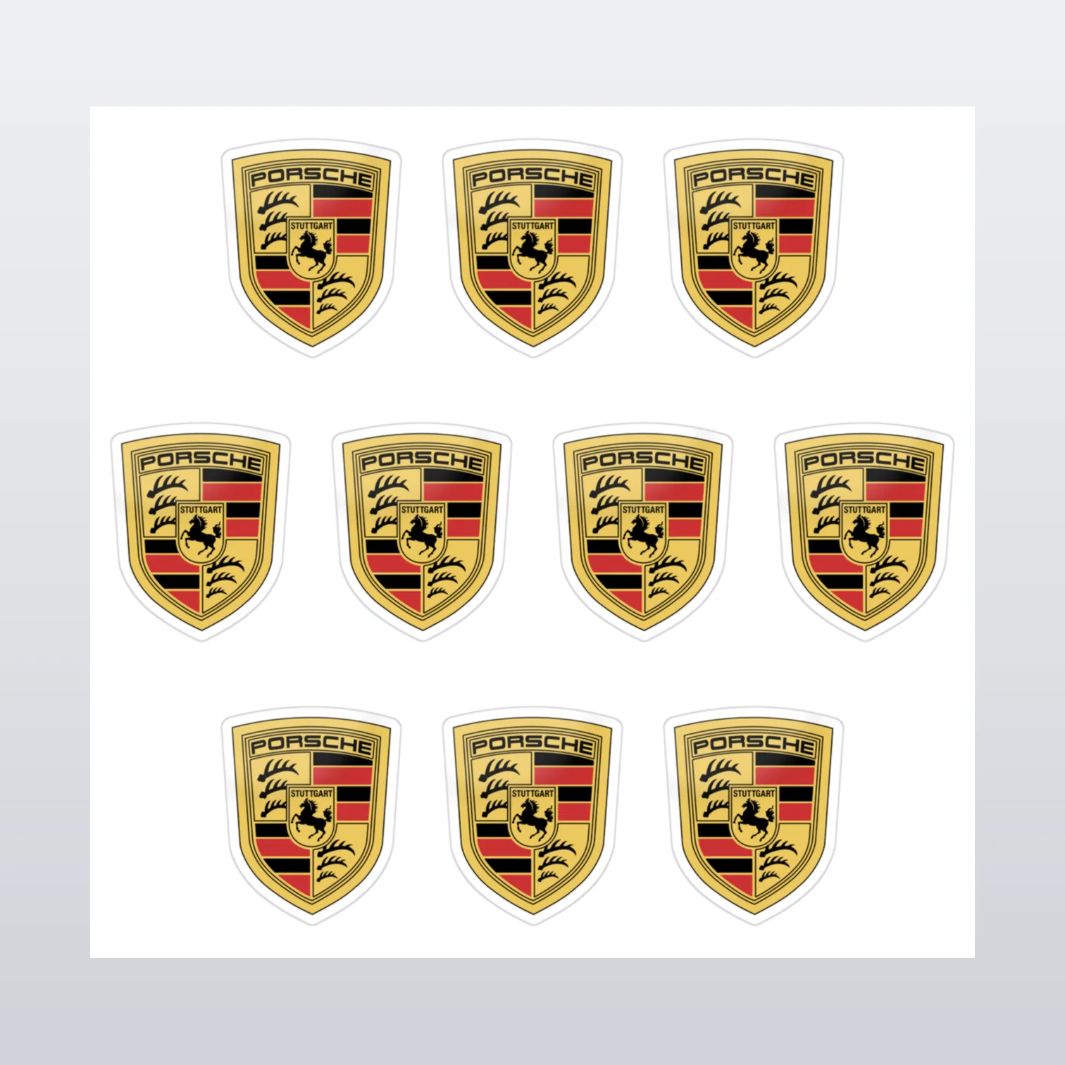 Porsche Aufkleber Set