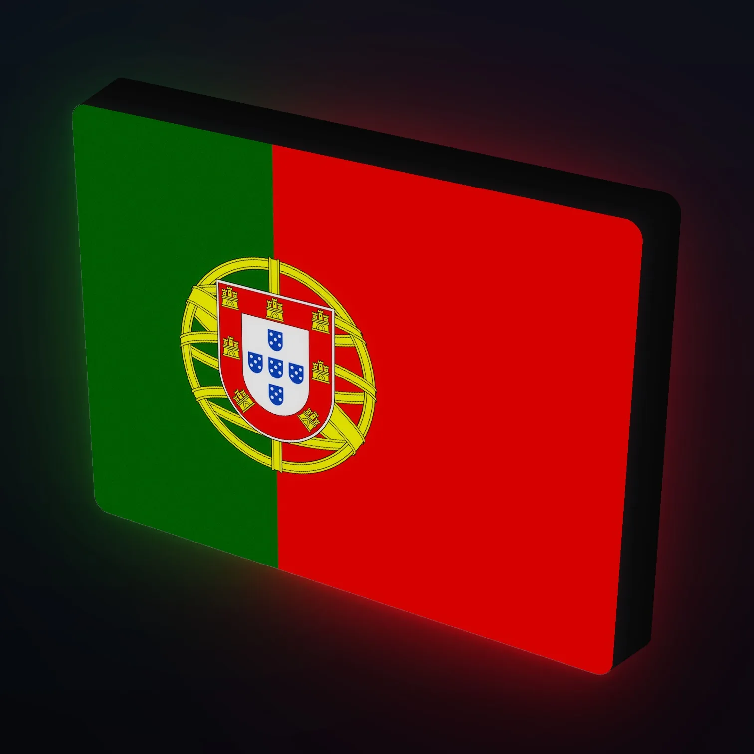 Portugal Flagge LED-Leuchte