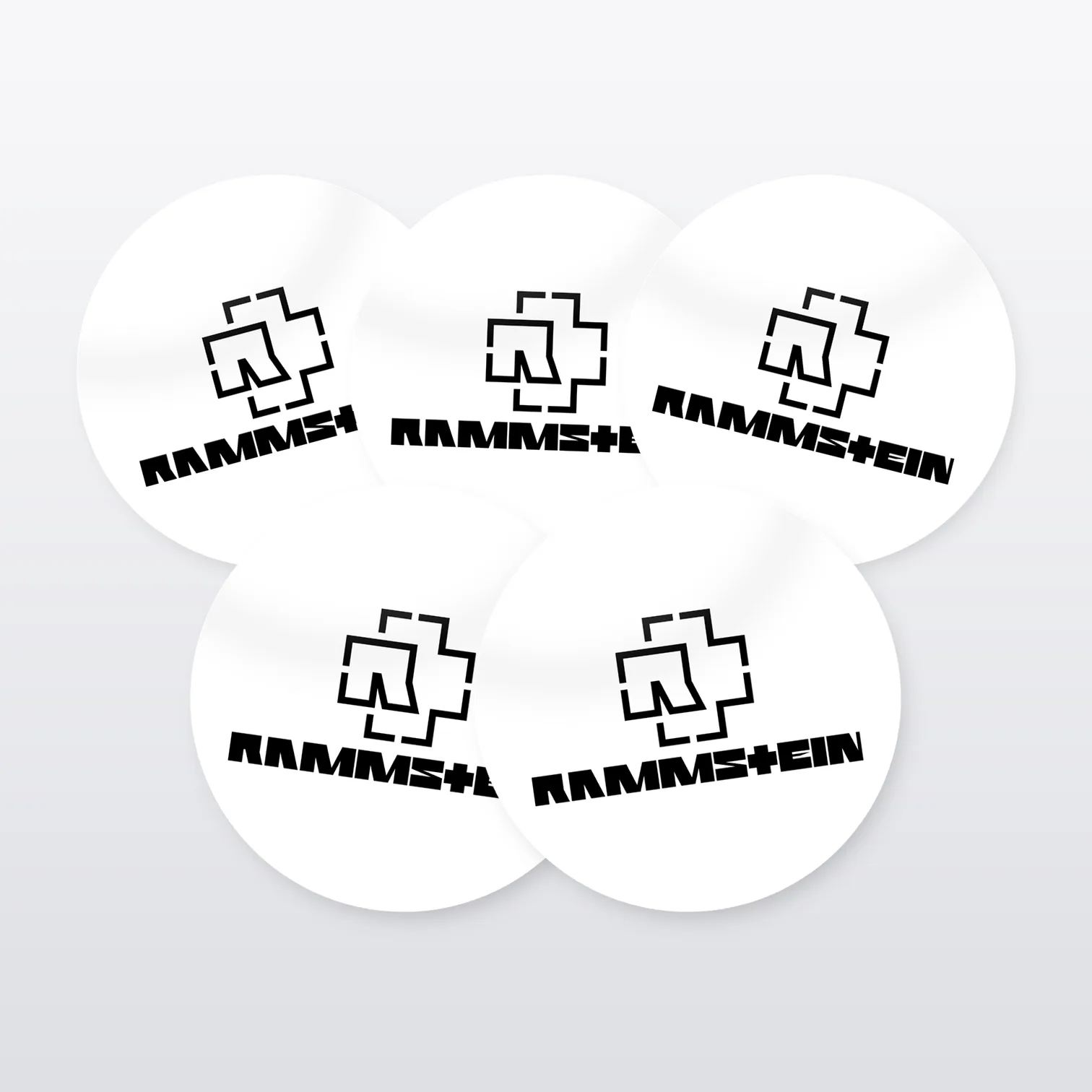 Rammstein Aufkleber Set I – 5 Sticker