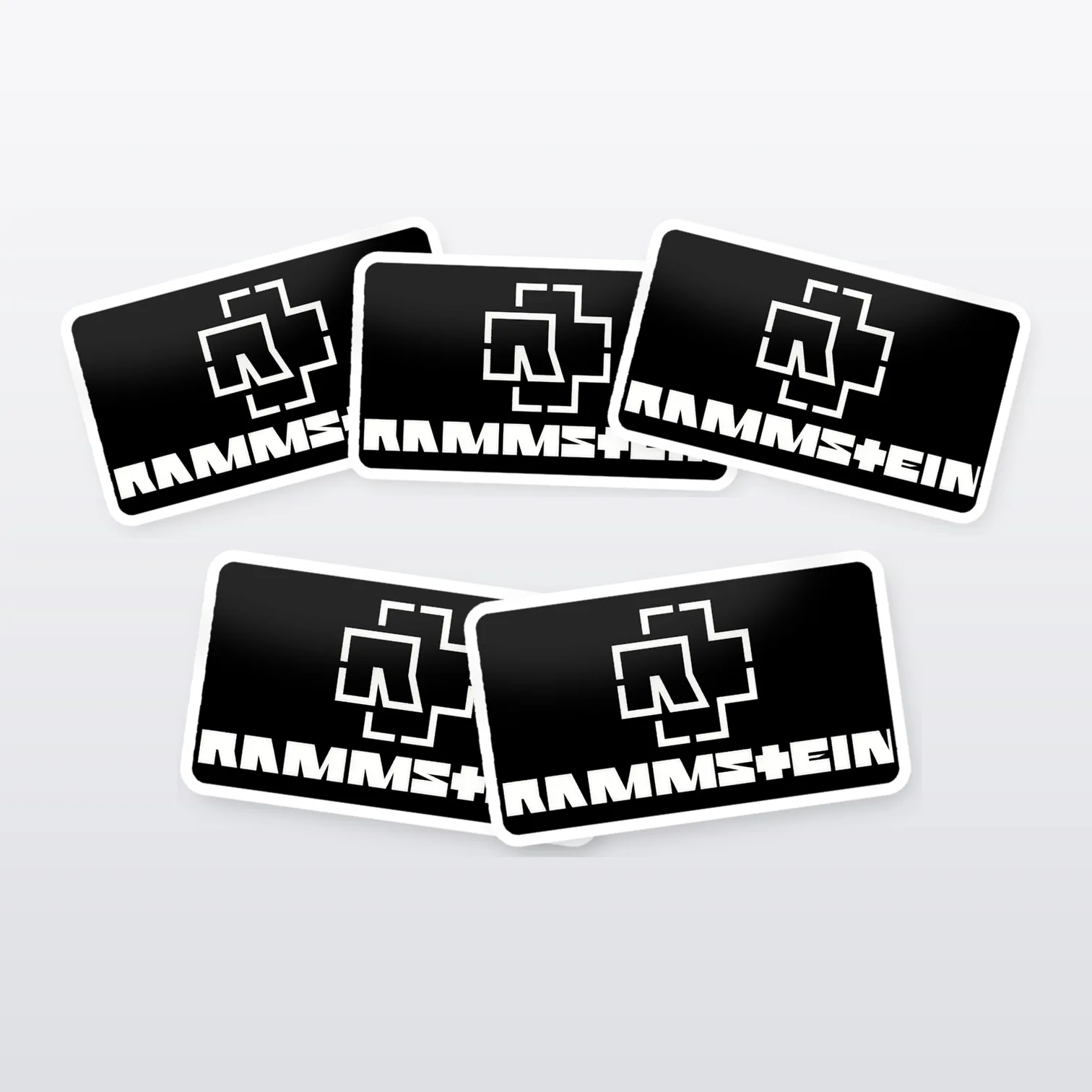 Rammstein Aufkleber Set II – 5 Sticker