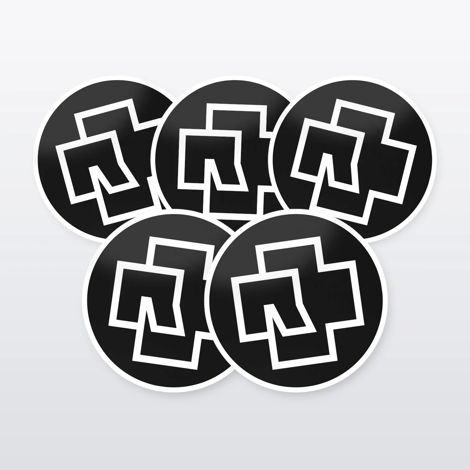 Rammstein Aufkleber Set III – 5 Sticker