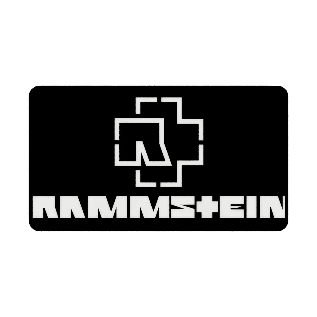 Rammstein LED-Leuchtschild Wanddeko Musik-Deko Geschenk