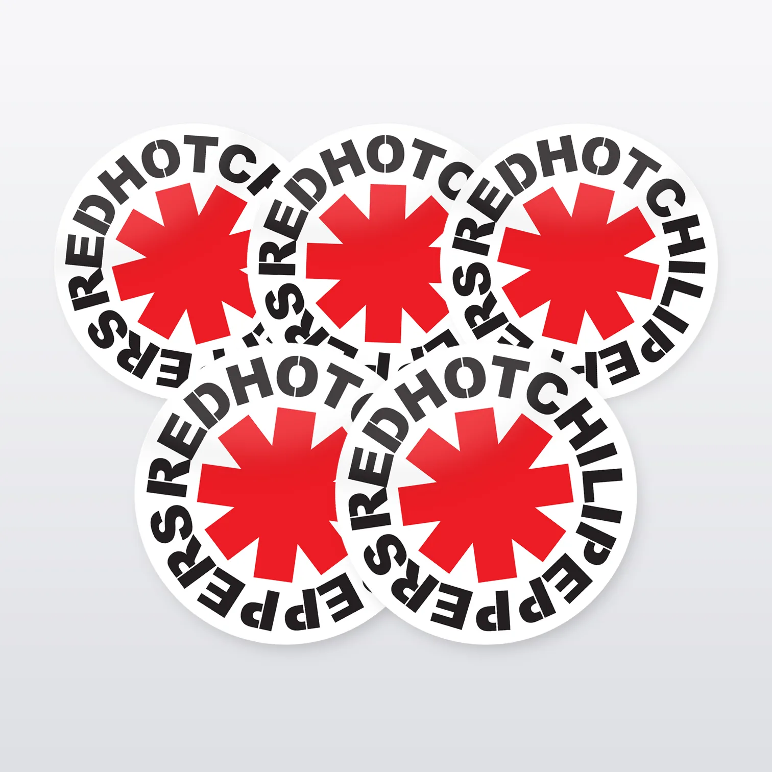 Red Hot Chili Peppers Aufkleber Set I – 5 Sticker