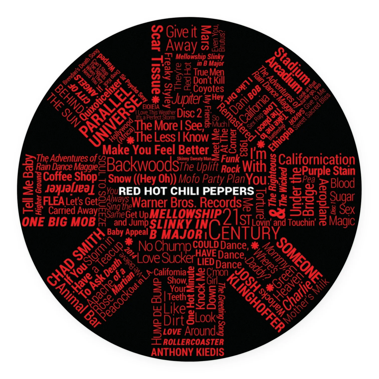 Red Hot Chili Peppers LED-Leuchte II