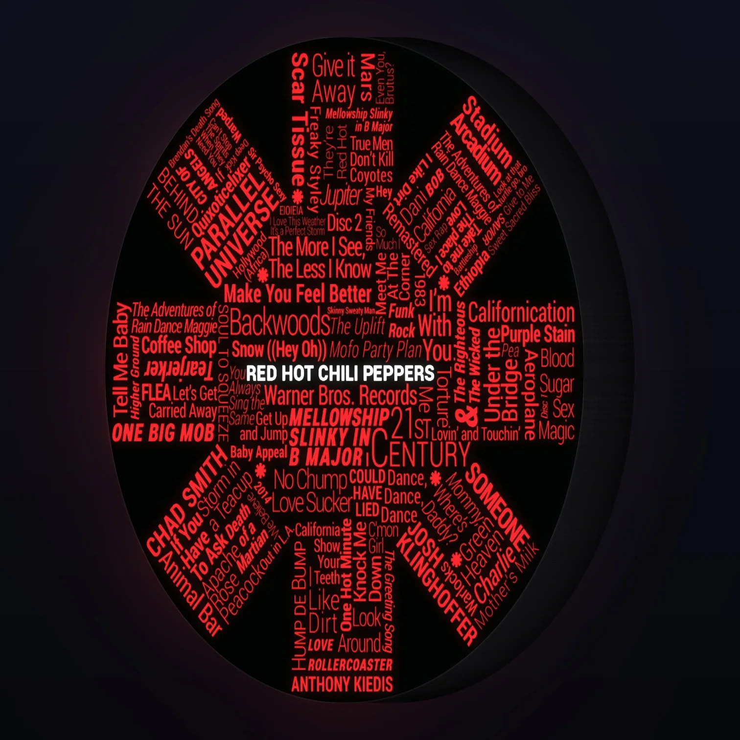 Red Hot Chili Peppers LED-Leuchte II