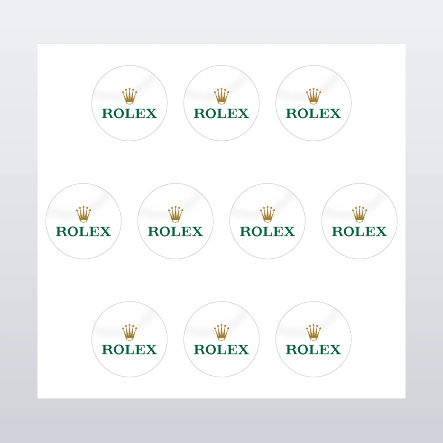 Rolex Aufkleber Set – Aufkleber auf Bogen