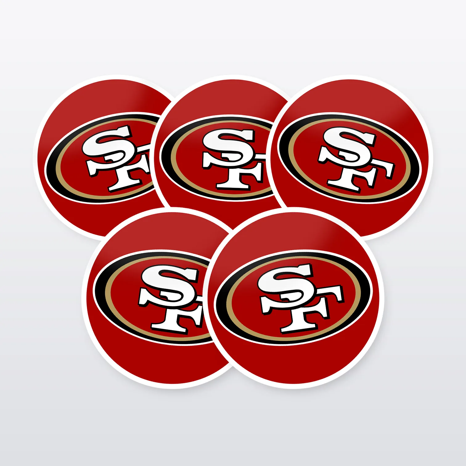 San Francisco 49ers Aufkleber Set I