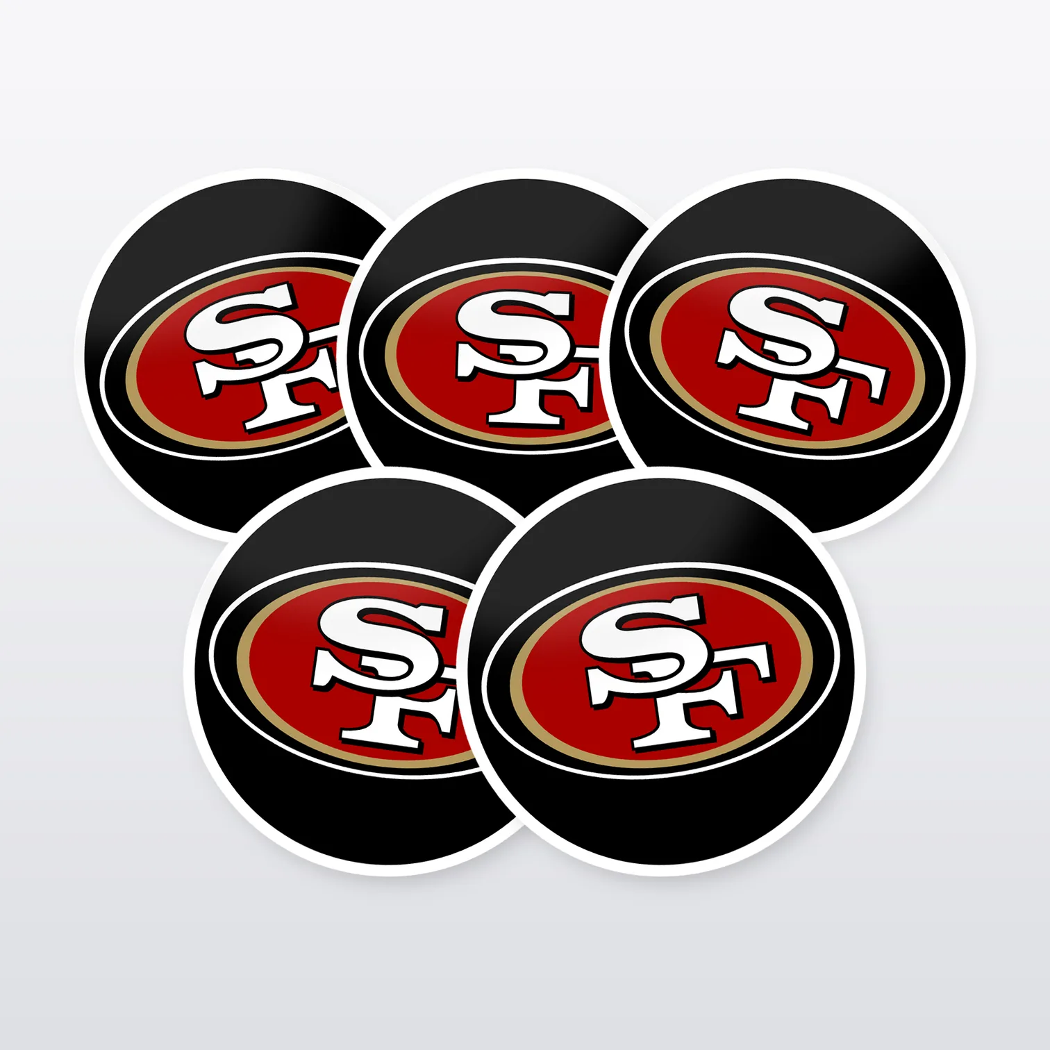 San Francisco 49ers Aufkleber Set II
