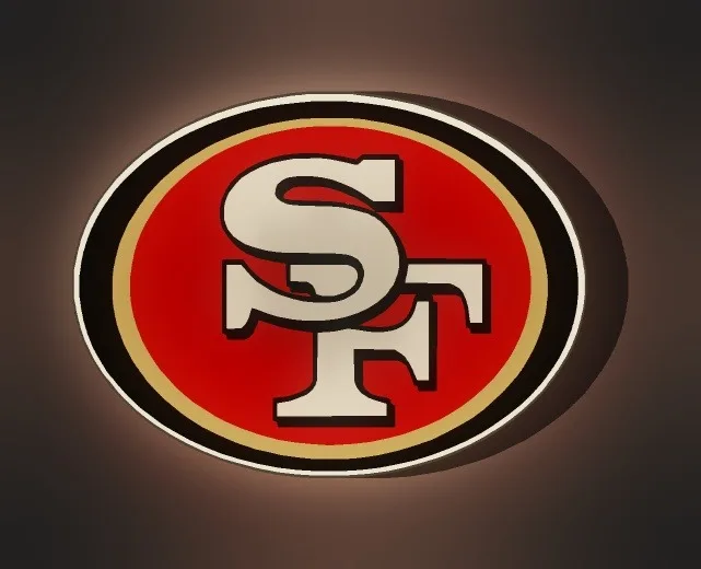 San Francisco 49ers LED-Leuchtschild
