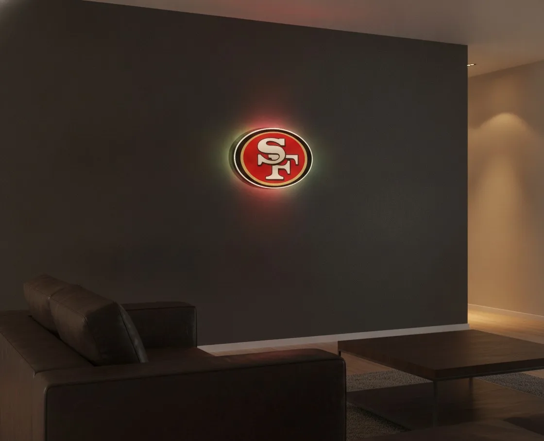 San Francisco 49ers LED-Leuchtschild