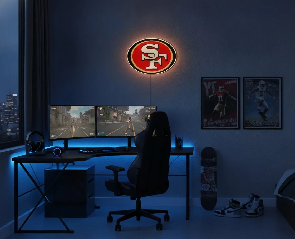 San Francisco 49ers LED-Leuchtschild