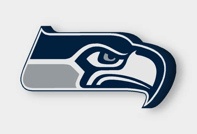 Seattle Seahawks LED-Leuchtschild